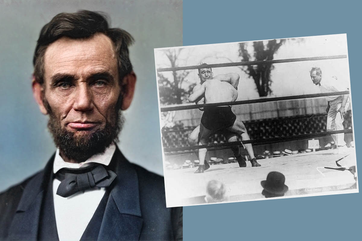 abraham lincoln wrestling