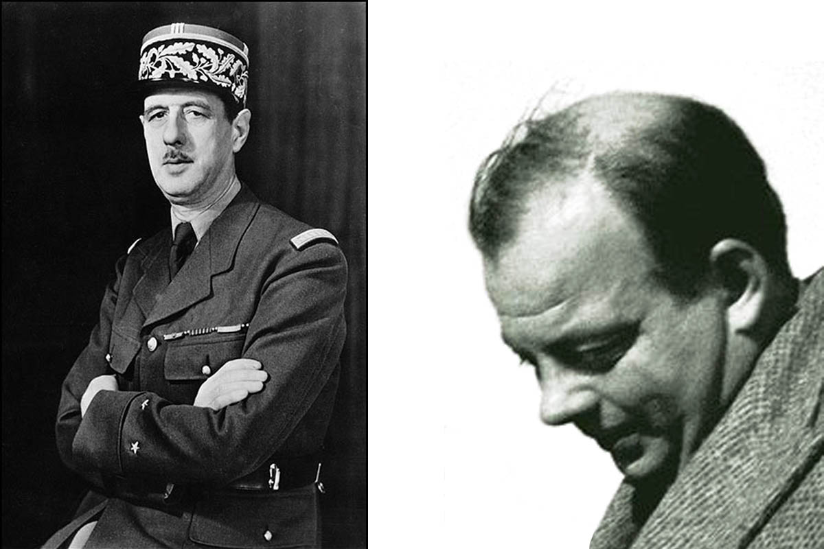 antoine de saint exupery charles de gaulle